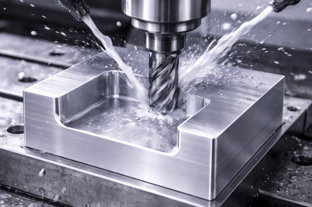 Aluminium-Frästeile für Maschinen- und Apparatebau
